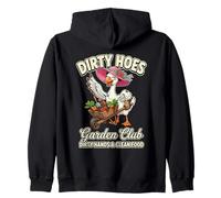 Dirty Hoe Social Club Ganso Jardinería Plantas Amantes Mujeres Sudadera con Capucha