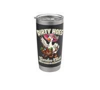 Dirty Hoe Social Club Ganso Jardinería Plantas Amantes Mujeres Vaso térmico de acero inoxidable de doble pared