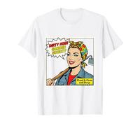 Dirty Hoes Garden Society Comic Book Style Mujer Camiseta