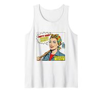 Dirty Hoes Garden Society Comic Book Style Mujer Camiseta sin Mangas