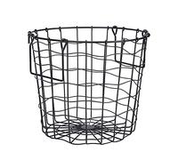 Dirty Laundry Basket | Iron Mesh Storage Holder with Hollow Design | Breathable Clothes Hamper for Bathroom/Bedroom/Living Room | Nordic Style Home Organizer