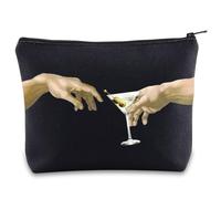 Dirty Martini - Bolsa de maquillaje Dirty Martini Gifts The Creation of Martini Cocktail Gifts Dirty Martini Zipper Pouch, Mano de remolque Mb UK