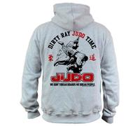 Dirty Ray Artes Marciales Judo Time sudadera hombre con capucha BDT10 (XXL)