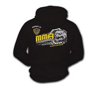 Dirty Ray Artes Marciales MMA Extreme Cage Fighter sudadera hombre con capucha B57 (XL)