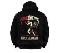 Dirty Ray Artes Marciales MMA Kick Boxing sudadera hombre con capucha BDT9 (L)