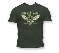 Dirty Ray Artes Marciales MMA Krav Maga Camiseta Hombre T-Shirt K49 (L)