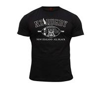 Dirty Ray Rugby New Zealand Haka camiseta hombre T-shirt K2 (XXL)