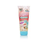 Dirty Works Tropic Like It's Hot - Exfoliante de azúcar espumoso de coco 250 g, exfoliante corporal exfoliante con aroma a coco, exfoliante de azúcar hidratante, exfoliante espumoso tropical para piel
