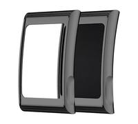 Diruite 2 Packs Funda para Amazfit Helio Strap Carcasa Material Metálico