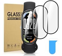Diruite 3 Piezas Protector Pantalla para Xiaomi Smart Band 10 | PMMA Película Protectora Compuesto HD,Anti Arañazos,Sensible al Tacto,Sin Burbujas,Protección Ultradelgada Cobertura Completa