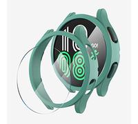 Diruite 4 Pack para Samsung Galaxy Watch 5/4 40mm Funda+Protector Pantalla,2 PC Case+ 2 Cristal Templado Protector Pantalla para Samsung Galaxy Watch 5 40mm/Galaxy Watch 4 40mm[Protección Completa]