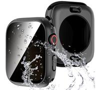 Diruite Funda para Apple Watch SE 3/2/1 /Series 6 5 4 44mm Protector Pantalla Cristal Templado Privacidad Incorporado,360°Protección Impermeable Case para iWatch 44mm