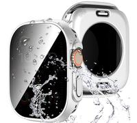 Diruite Funda para Apple Watch Ultra 3/2/1 49mm Protector Pantalla Cristal Templado Privacidad Incorporado,360°Protección PC Impermeable Case para iWatch 49mm Estuche Protector