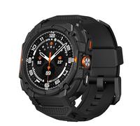 Diruite Funda Protectora para Samsung Galaxy Watch Ultra 47mm Funda&Pulsera TPE One Hollow Funda Correa Resistente a Arañazos Pulseras Case,Negro