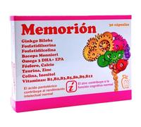 Dis Memorion 30 Cápsulas - Suplemento para Memoria, Concentración y Rendimiento Intelectual - Con Ginkgo Biloba, Fosfatidilserina, Omega 3, Zinc y Vitaminas B - Agilidad Mental y Freno a la Fatiga