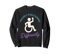 Disability Pride Empoderamiento Inclusión Defensor Visibilidad Sudadera