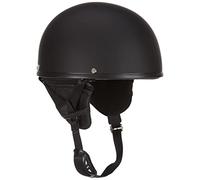 Mil-Tec Casque Demi-Coque Gorra Newsie, Hombre, Negro, Talla única