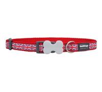 Disabled-Signs.com Red Dingo Unión Jack Bandera diseño Collar de Perro, S, 12 mm, Cuello tamaño 20 - 32 cm