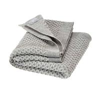 Disana Manta de punto de panal gris, Colcha