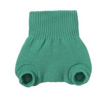 Disana Pantalones de pañales de lana 100% lana merino, cubierta de pañales (62-68, menta)