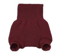 Disana Pantalones de pañales de lana 100% lana merino, cubierta de pañales (86-92, Cassis)