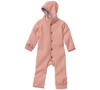 Disana Walk-Overall, 100% lana merino orgánica GOTS, IVN Best | con puños plegables, unisex, fabricado en Alemania, Color rosa., 62-68