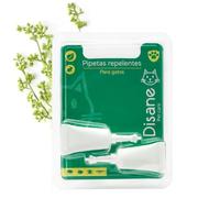 DISANE Pipetas Antiparasitarias para Gatos 100% Naturales | 2 Uds | 2 Meses de Protección contra Insectos y Parásitos: Pulgas, Garrapatas y Mosquitos | Antipulgas Sin Toxicidad para el Gato