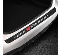 DISANSHAO Protector Umbral de Maletero de Fibra de Carbono para Fo-rd Kuga 3 MK3 ST-Line 2020-2024 2025, Autoadhesivo y Duradero Protección de Parachoques Antiarañazos para La Tapa del Maletero