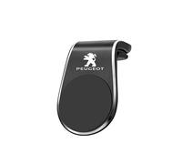 DISANSHAO Soporte Magnetico Movil Coche para Peugeot Rifter Standard 2021 2022 2023 2024, Soporte Teléfono Coche del Aire Ventilación Upgraded Clip Estable Liberación de Un Botón,Black