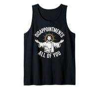 Disappointments All of You Parodia Religiosa Divertida Camiseta sin Mangas