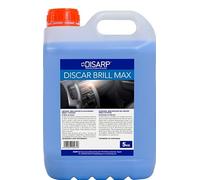 Disarp Brill MAX - Limpiador abrillantador de salpicaderos gomas, plásticos y salpicaderos. Sin disolventes y con perfume. Uso Profesional. Formato Ahorro 5L