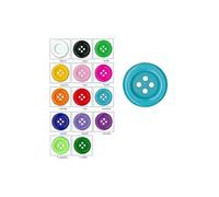 DISBACANAL Botón gigante payaso - Verde pistacho