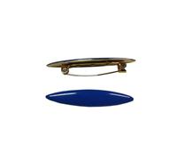 DISBACANAL Broche flamenco de metal - Azul celeste