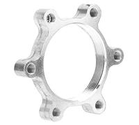 Disc Brake Conversion Adapter | 6 - Hole Threaded Flange Seat for Cycle Repair | Aluminum Alloy Base for Disc Brake Hub/Threaded Bush Restoration | 48mm & 44mm Versions (48mm base)