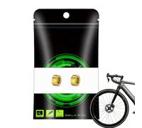 Disc Brake Mounting Blocks - Titanium Alloy Spacer for Bicycle Safety | 2 Piece Washer Screw Set, Increase Function, City Mountain Travel Outdoor Cycling, Pathway Driveway Hiking Camping Ride