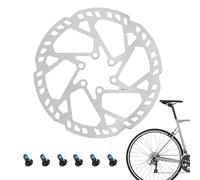 Disc Brake Rotor - 6-Bolt 203/180/160mm, Lightweight Cycling Rotor, Electric Scooter Brake Disc, Mountain Road Fixed Gear | Bike Upgrade Replacement Accessory, Ideal for Commuting Racing Trail Riding