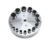 Disc Cutter - Heavy Duty Carbon Steel Punch Tool | 17 Pieces Jewelry Punch And Die Set Suitable For Metal Brass Silver Paper Stone Decals Coin Charm Necklace Earrings