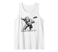 Disc Golf Bigfoot Outdoor Disc Sasquatch Camiseta sin Mangas
