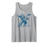 Disc Golf Bigfoot Outdoor Disc Sasquatch Camiseta sin Mangas