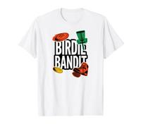 Disc Golf Birdie Bandit Basket Frolfer Gear Camiseta gráfica económica, Hombre, Blanco, XL