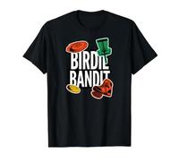 Disc Golf Birdie Bandit Basket Frolfer Gear Camiseta gráfica económica, Hombre, Negro, L