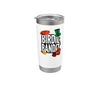 Disc Golf Birdie Bandit Basket Frolfer Gear Vaso térmico de acero inoxidable de doble pared