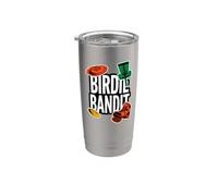 Disc Golf Birdie Bandit Basket Frolfer Gear Vaso térmico de acero inoxidable de doble pared