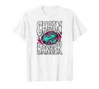 Disc Golf Chain Banger Tournament Player Camiseta gráfica económica, Hombre, Blanco, L