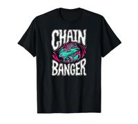 Disc Golf Chain Banger Tournament Player Camiseta gráfica económica, Hombre, Negro, L
