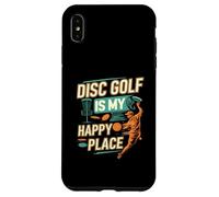 Disc Golf Is My Happy Place Player Carcasa para iPhone XS MAX