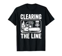 Disc Golf Masculino Clearing The Line Camiseta