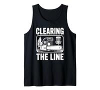 Disc Golf Masculino Clearing The Line Camiseta sin Mangas