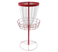 Disc Golf Mini Basket Set 24 Cadenas Disc Golf Training Stand Mini Disc Golf Cesta Portátil DiscGolf Objetivo Hierro Entrenamiento Cesta Adecuado para Ajustes al Aire Libre