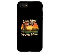 Disc Golf My Happy Place Sunset Frolf Player Carcasa para iPhone SE (2020) / 7/8